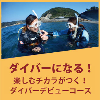 ダイバーデビューコース